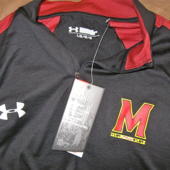 Maryland Terrapins Under Armour Team Jacket New - Picture 2 of 3